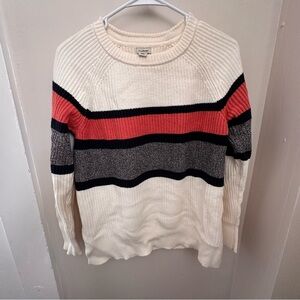 L.L. bean striped sweater